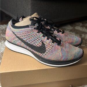 Nike Flyknit Racer Multicolor 3.0 Size 9.5